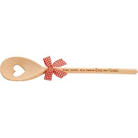 Spruchreif Wooden Cooking Spoon with Heart – Cooking Spoon with Engraving · Wooden Cooking Spoon · Wooden Spoon · Kitchen Aid · Kitchen Decoration · Gifts for Grandma · Gifts for Mum