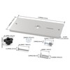 Jig Saw Insert Plate, Aluminum Alloy Router Table Insert Plate