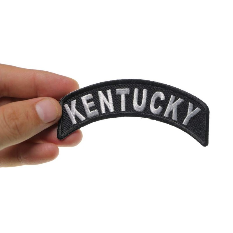 Kentucky Patch - 4x1.75 inch. Embroidered Iron on Patch
