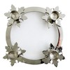 Biedermann & Sons Chrome Snowflake Advent Ring, 8-Inch Diameter