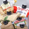 Kikkerland Woodlands Clip para bolsa, Gato, Negro, 1
