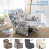 Eco-Ancheng Recliner Slipcovers 4-Pieces Recliner Chair Covers Lazy Boy Chair