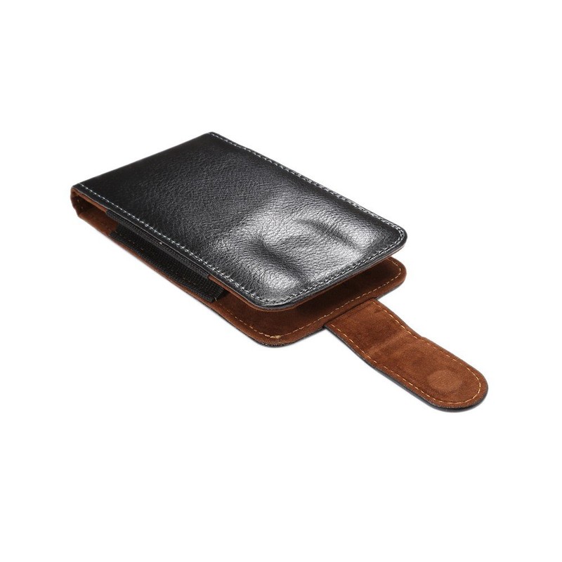 DFVmobile - Magnetic Genuine Leather Executive Case Belt Clip Rotary