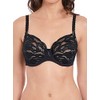 Wacoal Women's Top Tier Underwire Bra Full Coverage, Black, 40DD