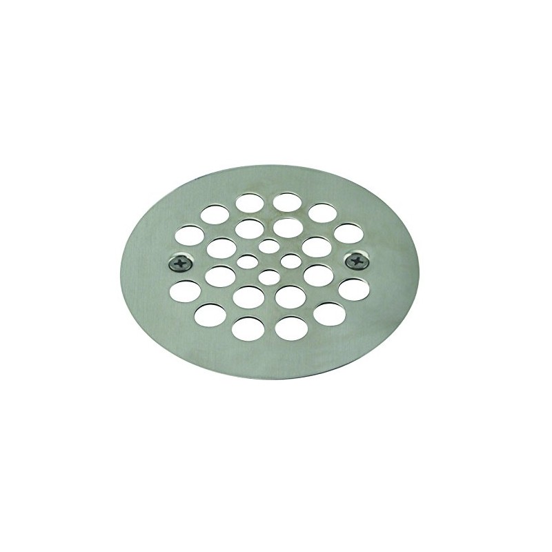 Westbrass D3193-20 4-1/4" OD Brass Shower Strainer Grid Drain Cover,