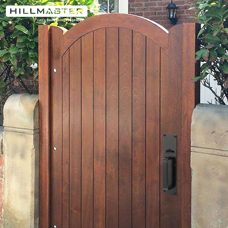 Hillmaster Self-Closing Thumb Gate Latch - Heavy Duty for Wooden,