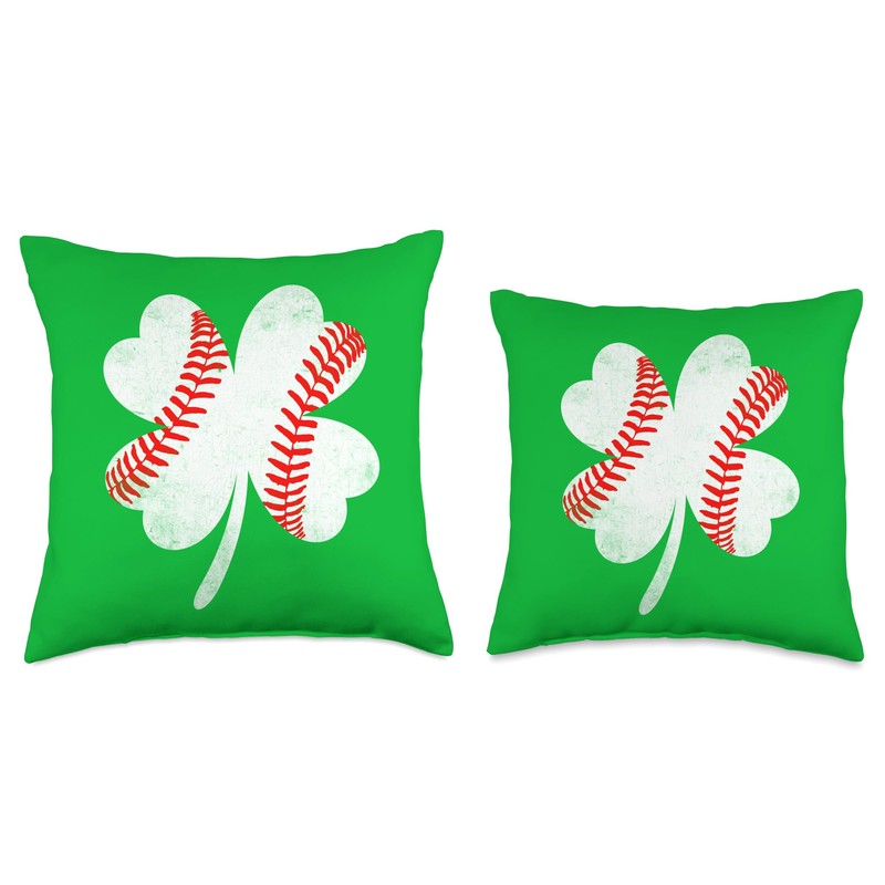 Baseball St Patricks Day Boys Girls Men Women Shamrock Green