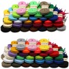 DELELE Solid Flat Shoelaces Hollow Thick Athletic Shoe Laces Strings