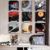 Zalizr 8 Pack Vinyl Record Shelf Wall Mount, 4"/10 CM