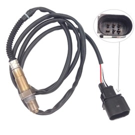 JESBEN 0258007351 Sensor de banda ancha LSU 4.2 Lambda AFR Sensor de oxígeno de repuesto para Skoda 99-05 Jetta Beetle Golf 1.8L-L4 A3 A4 TT A8 0 258 007 351 1K0998262D 234-5112