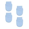 Soft Touch 4 Pairs Premature Baby Anti Scratch Mittens with