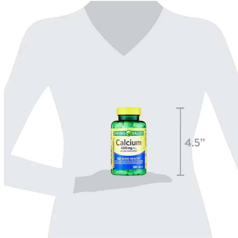 Spring Valley - Calcium 600 mg (Pack of 2) 200