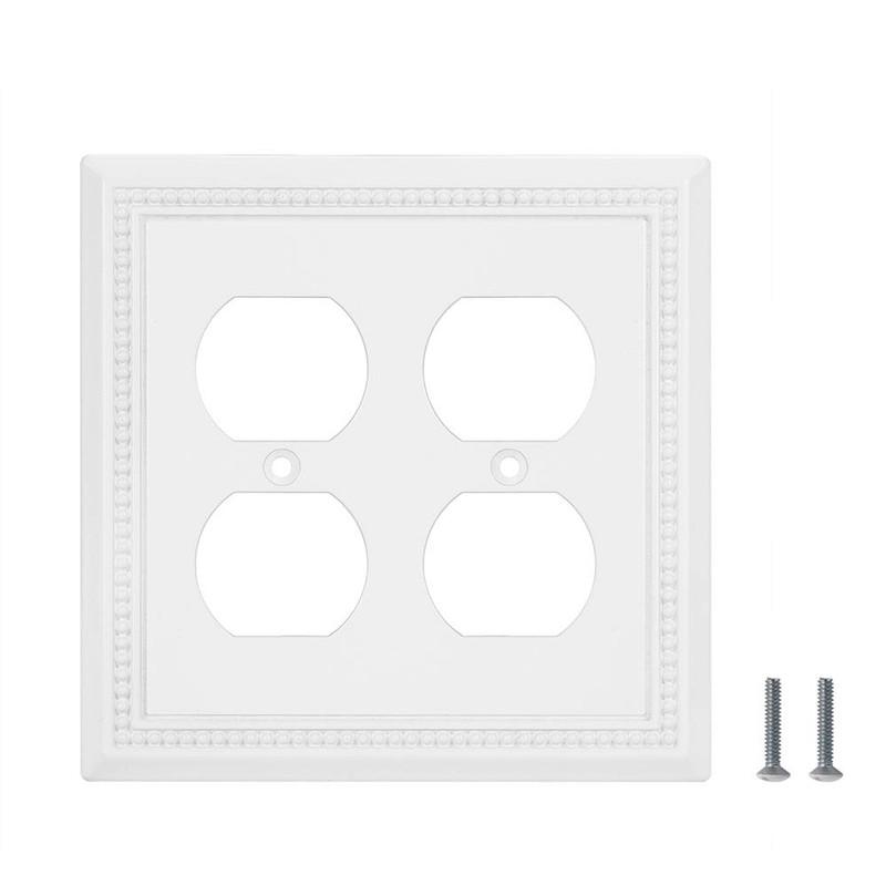 Sunken Pearls Decorative Wall Plate Switch Plate Outlet Cover, Durable