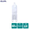 ELPA JD110V60WFG9PN2 Bulb 110V 60W G9 Frosted G-JD06H