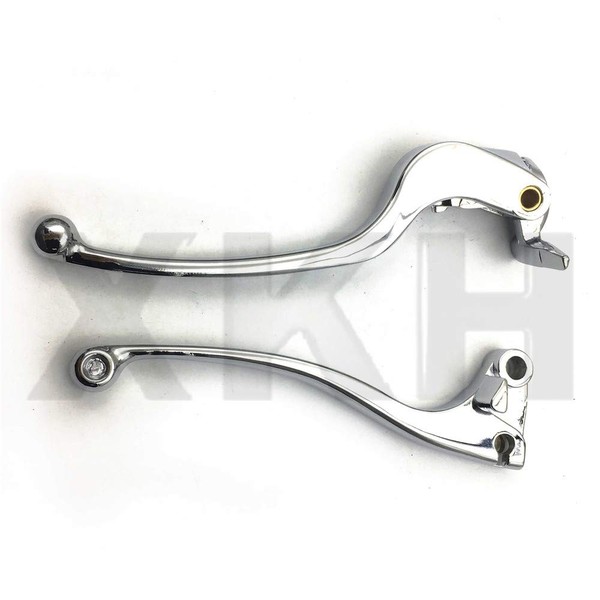 XKH- Motorcycle Chrome Brake Clutch Lever Compatible with Kawasaki Ninja