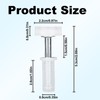 BOXOB 4pcs Bi-Fold Door Top Roller Guide Wheel and Top