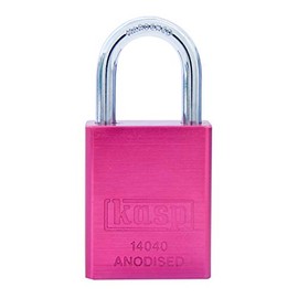 Kasp K14040REDD Aluminium Padlock, 40 mm, red