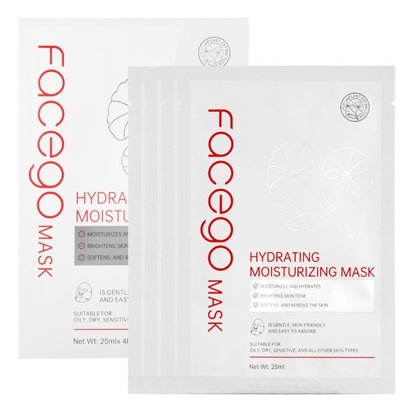 Facego Collagen Face Mask - Hydrating & Moisturizing Sheet Mask
