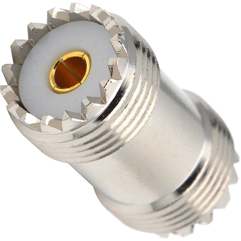 tunghey 4Pack PL259 Barrel Connector, UHF Female to Female Coax