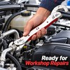 9-45mm Double-Ended Self-Adjusting Universal Wrench, High Carbon Steel Multi-Purpose Spanner