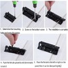myoseya Sliding Barrel Bolt Door Lock Round Bar Latch Gate