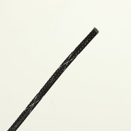 Panduit SE25PFR-TR0 Braided Sleeve Net Tube for Cable Covering, Flame Retardant Type, Black