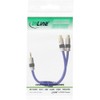 InLine Premium - audio cable - 25 cm