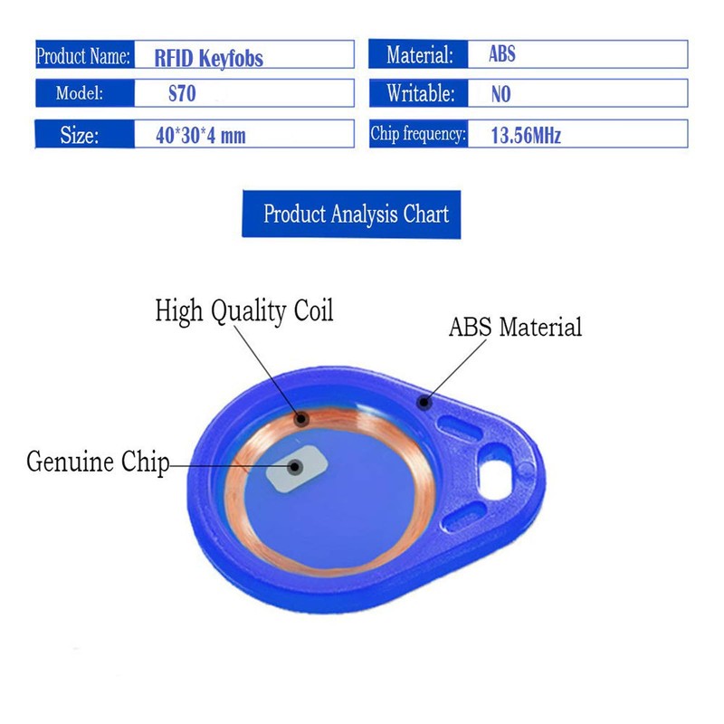 AOAMZ IC Keyfobs (100)