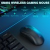 SOLAKAKA SM850 Gaming Mouse Wireless, 24000 DPI, 55g Lightweight Mouse