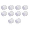 TOP-VIGOR 10Pcs 1/2 Inch PVC Pipe End Cap Fitting, PVC