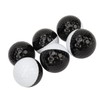 6PCS Golf Balls Synthetic Rubber Resin Putting Practice Ball for