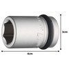 TONE HP4NV-17 Impact Socket 0.5 inch (12.7 mm) (1/2 mm),