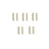 LE Sircut Magnet Door Contact, 5pcs Recessed Wired Security Door contact Sensor Alarm Magnetic Reed Switch, Magnetic Door Sensor, Connect Circuit, Magnet Away - Break Circuit (LEMS-130-5)