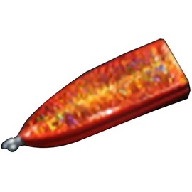 MARUSHINGYOGU Dragon Boat Sinker, Red G, 2.1 oz (60 g)