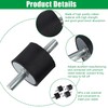 M10 Rubber Mounts, Air Compressor Pump Shock Absorber, Anti-Vibration Silent