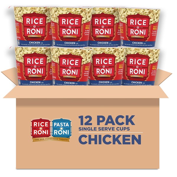 Rice a Roni Cups, Chicken Flavor, 1.97oz pack of 12 cups