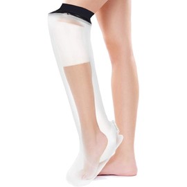 SPARKLE SKY Nurse Recommended Guipure Cover, 27.6 inches (70 cm), Waterproof Cover, Reusable Bath Cover (For Adult Feet, 27.6 inches (70 cm)