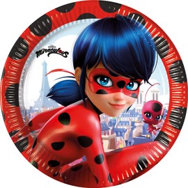 PROCOS Miraculous Paper Party Plates (8pk - 9in / 23cms)