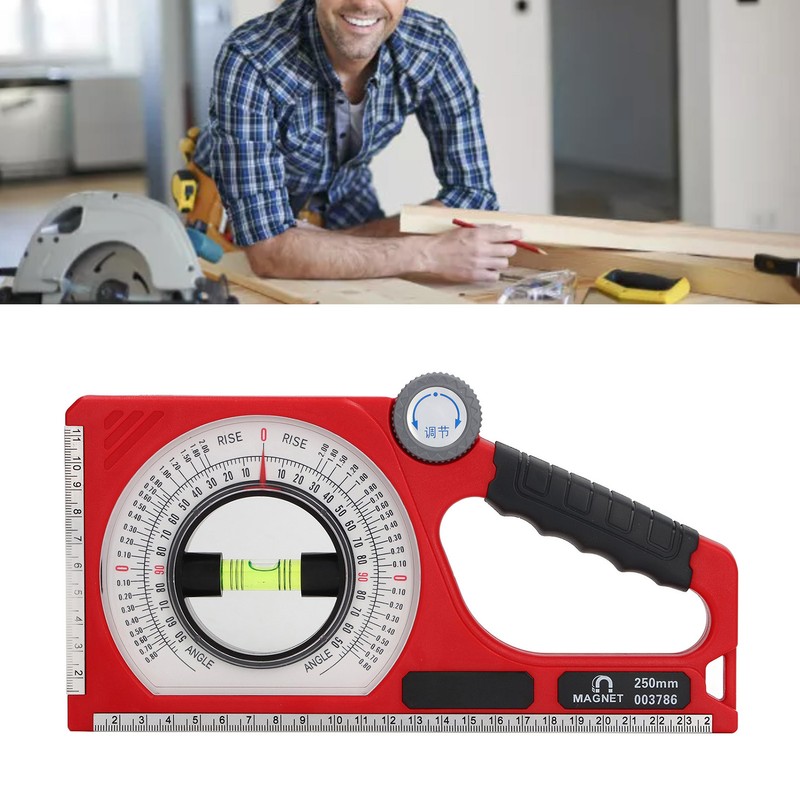 Inclinometer Angle Finder Meter Gauge Magnetic Protractor ABS with Bubble