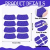 120 Pcs Purple Eye Black Stickers for Kids Glitter Eye