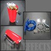 REV9 POWER RED TURBO OIL CATCH CAN TANK RESERVOIR 750ML