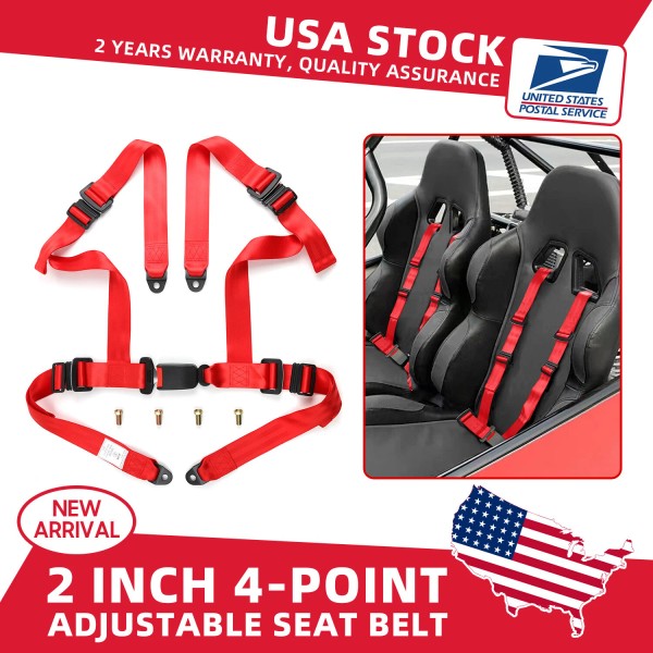 MODIGT 1 x RED 4 Point 2" width Nylon Buckle