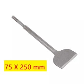 Versery 3'' 75mm X 10'' SDS PLUS Rotary Hammer Drill Bit Chisel Groove For Concrete Tile