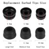 CYADCI 6 Pairs Ear Bud Replacement Pieces Silicone,Small Earbud Replacement