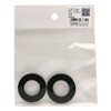 Flat Gasket CR Black 1.4 x 0.8 inches (35 x