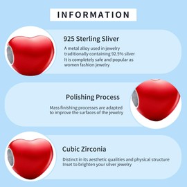 PAIDOURUA Colour-changing Hidden Message Heart Charm for Bracelets Necklaces,925 Sterling Silver Beads with Jewelry Gift for Women Mum Family at Mother's Day Christmas Birthday