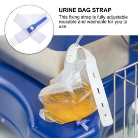 Milisten 4pcs Catheter Leg Bag Holder Urinary Drainage Tube Holder Catheter Stabilization Device Catheter Leg Strap Anti Slip Anti Irritation Catheter Holder