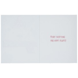 NIQUEA.D Christmas Boxed Card Set, Polar Bear In Scarf, Includes a Holiday Sentiment and Coordinating Envelope, Set of 10 (NXB-0051), multicolored, 3.75" X 4.75"