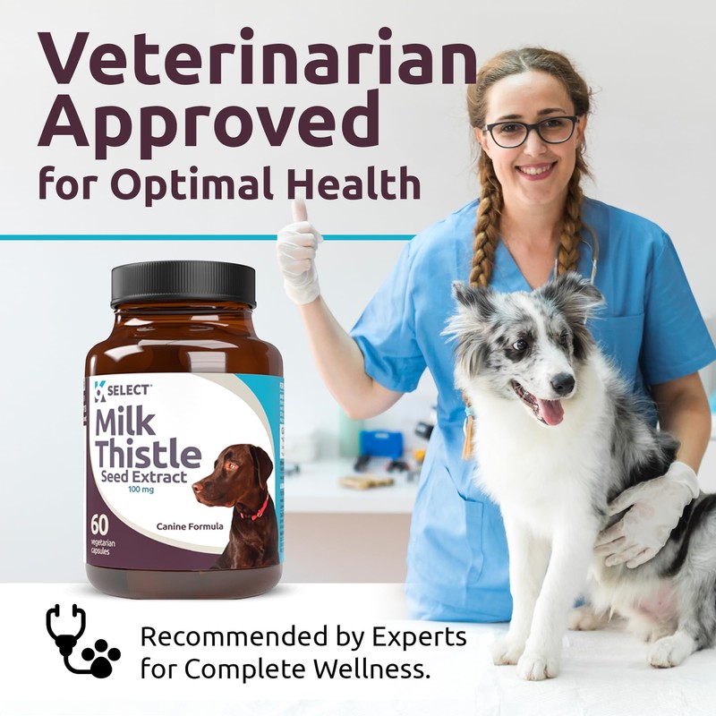 K9 Select Milk Thistle for Dogs, 100mg - 60 Vegetable