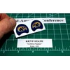 Kent State Golden Flashes *DIECUT DECALS* for Football Gumball Helmets
